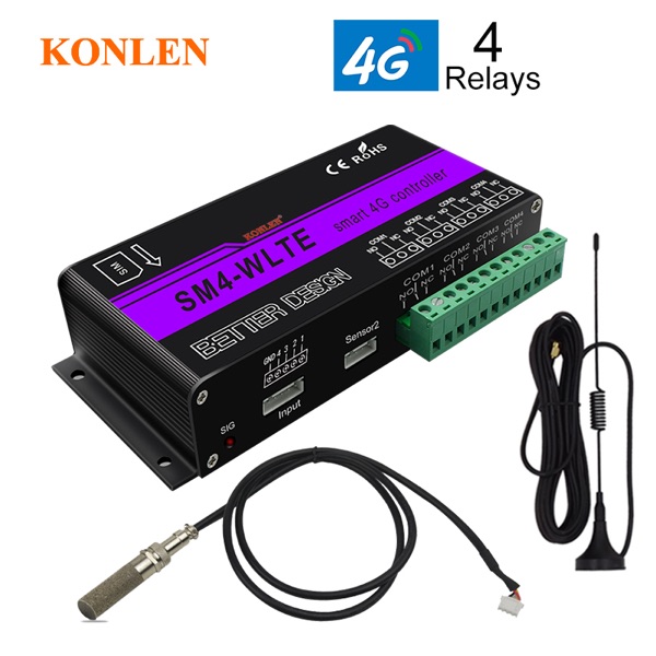 KONLEN KL-SL2-WLTE — 4G контроллер уровня воды